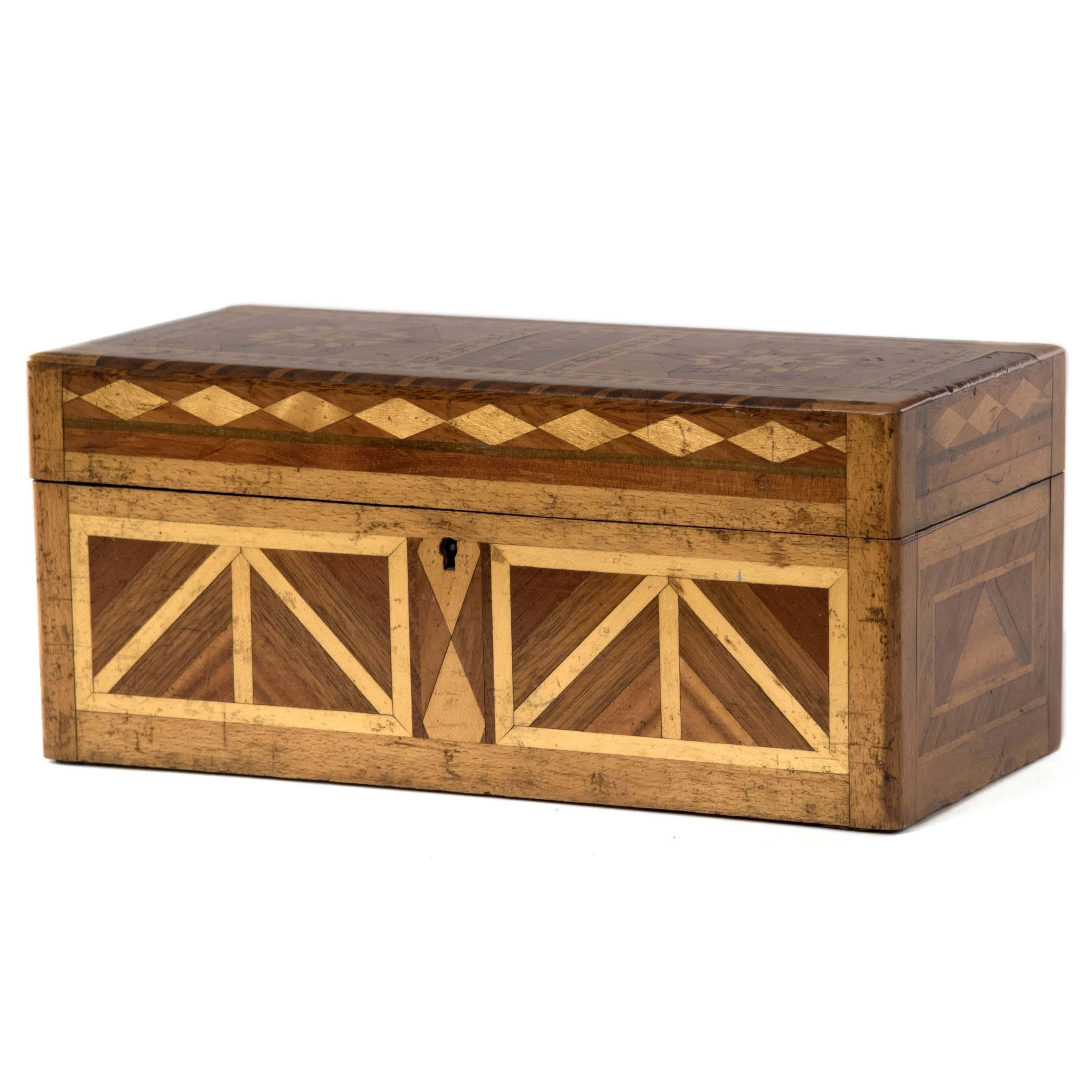 Exquisite 19th Century Parquetry Box