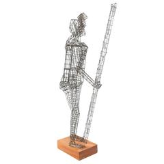 Lifesize William De Lillo Wire Rod Sculpture 12