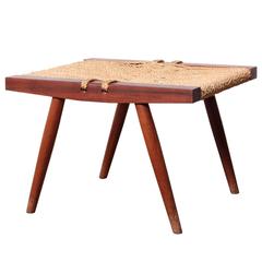 Grass Seat Stool by George Nakashima