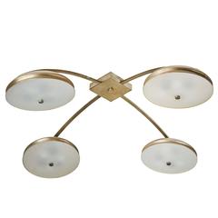 Large Flushmount Ceiling Light by Greco