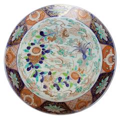 19th Century Large Imari Porcelain Charger 8