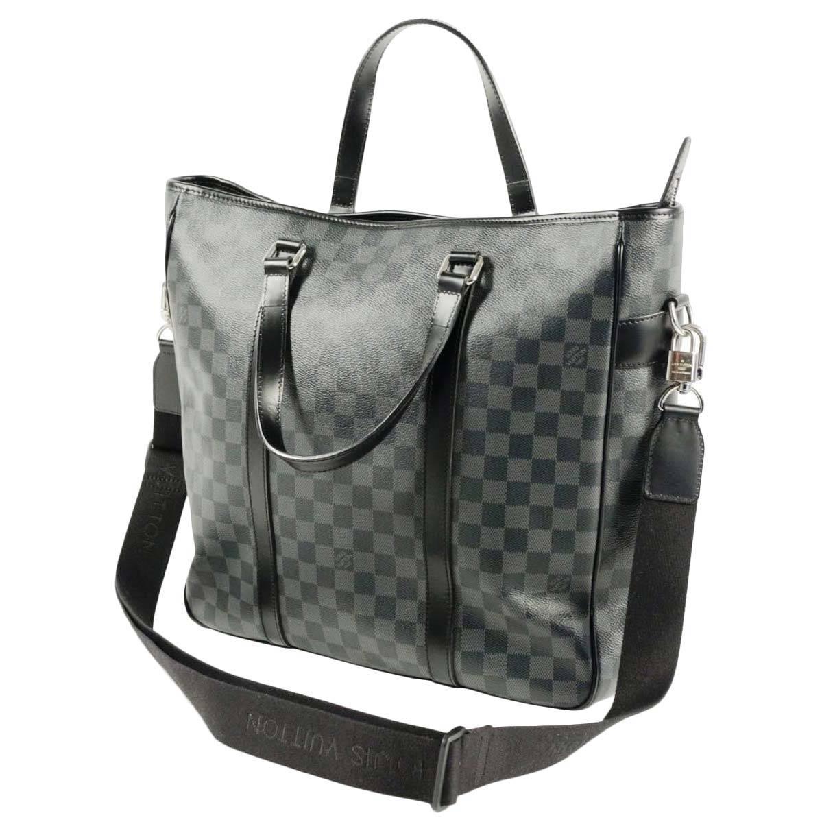 Pre-Owned Tadao Bag by Louis Vuitton, Grey and Black