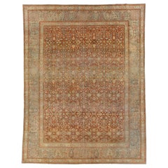 Antique Persian Kashan Rug