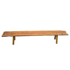 Wabi-Sabi Teak Wood Bench
