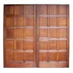 Pair of High Quality Late 19th Century English Oak Double Doors 8