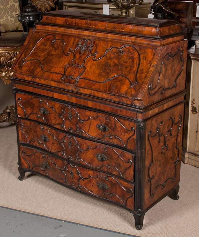 Early 18th Century Italian Lombardy Desk
