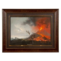 Important Camillo De Vito Italian Neapolitan Gouache on Paper, 19th Century