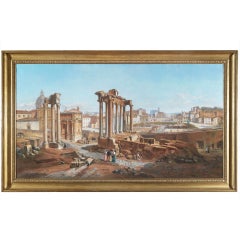 Vincenzo Giovannini Panoramic View of the Roman Forum 6