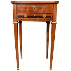 Late 18th Century Northern Italian Inlaid Sewing Table 2
