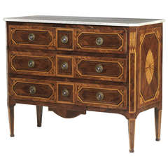 Italian Sicilian Neoclassical Commode, Late 18th Century 11