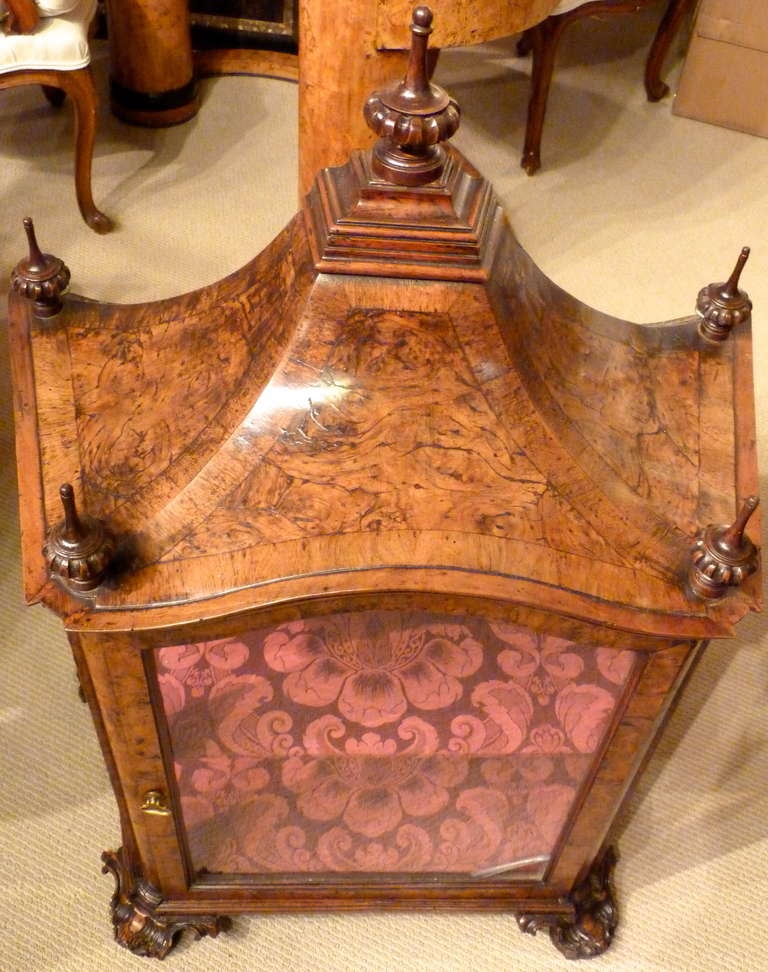 Wood Italian Table Top Showcase, 18th Century