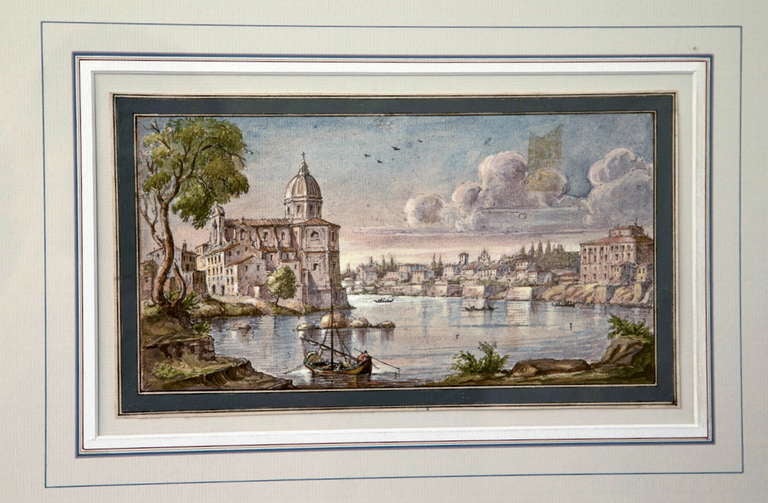 Pair of Late 19th Century Italian View of Rome 1