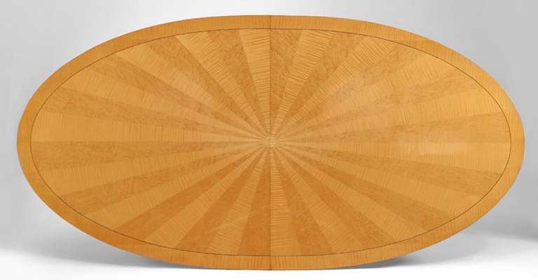 1940s French Extending Dining Table Attributed to Baptistin Spade