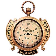 19th c. American Clockmaker's Sign 8