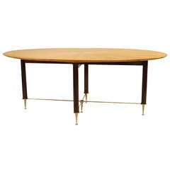 1940s French Extending Dining Table Attributed to Baptistin Spade