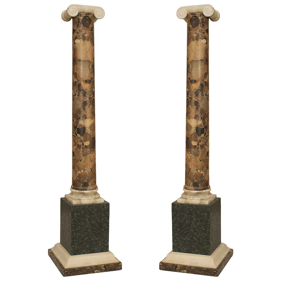 Pair of Italian Rococo Style Gilt Columns For Sale at 1stDibs | rococo ...