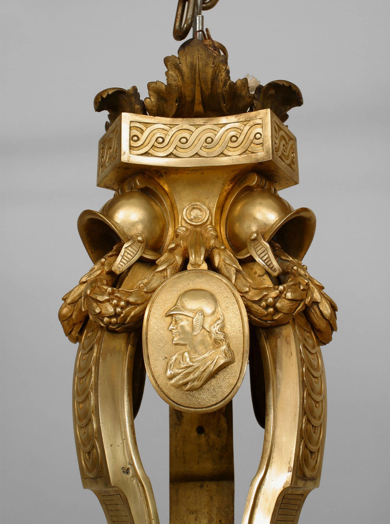 Important 19th Century French Louis XVI Style, Bronze Doré Twelve-Arm Chandelier 5