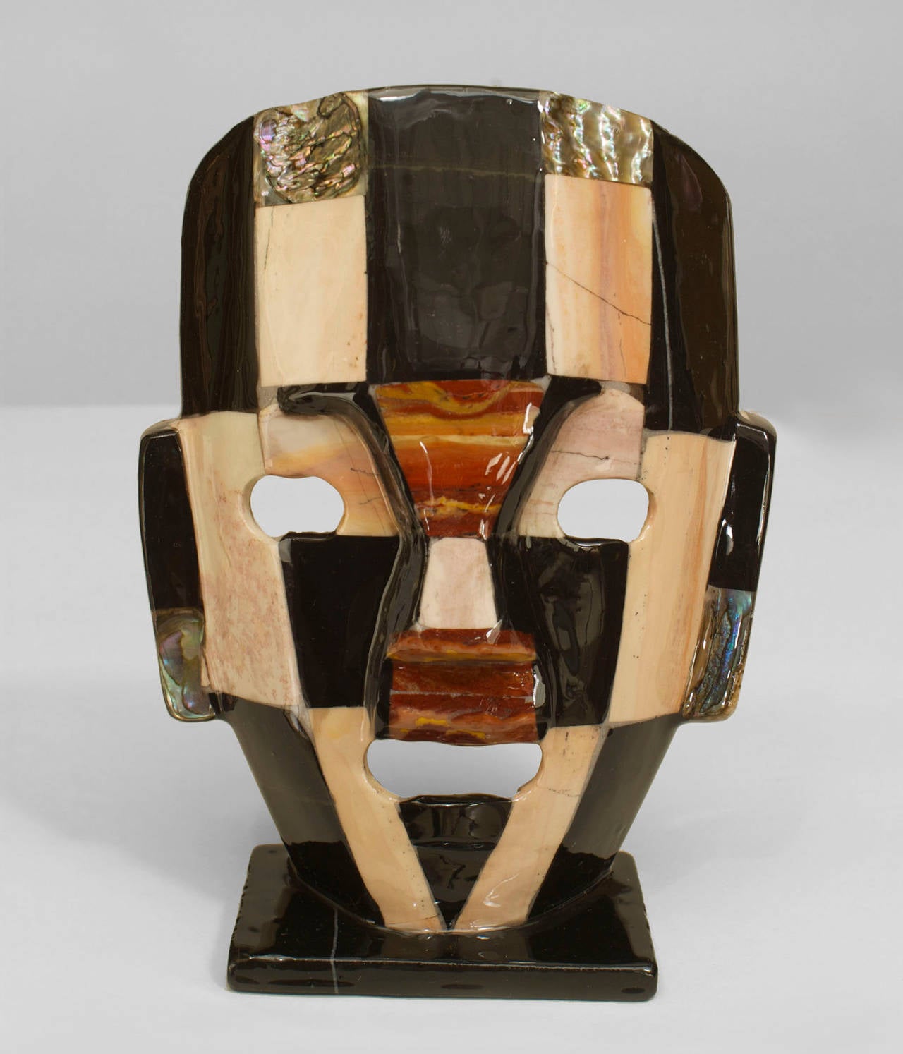 aztec stone mask