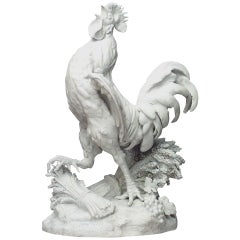 Victorian White Pariam Rooster
