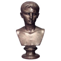 Neoclassic Bronze Julius Caesar Bust