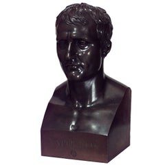 19th c. French Empire Style Napoleon Bust by F.B. Launay