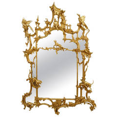 19th Century English Chinese Chippendale Style Mirror after Thomas Johnson 2