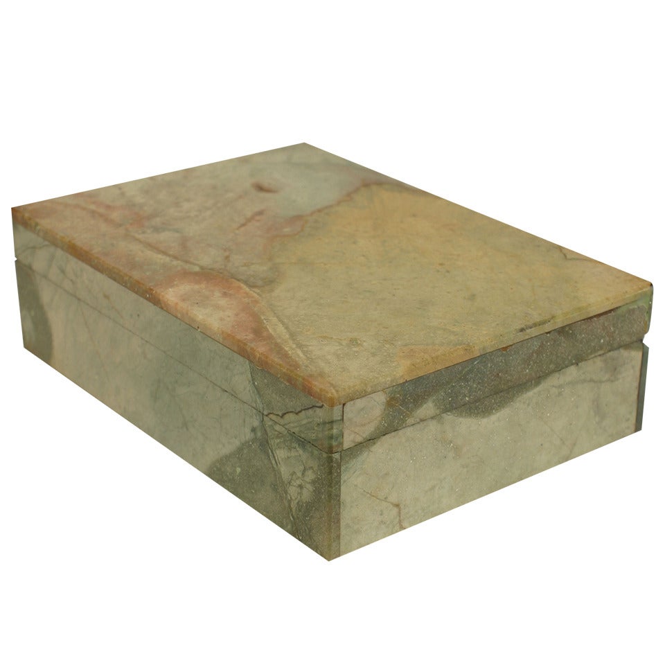 Small 20th Century Italian Marble Box