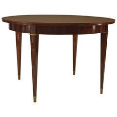 1950's French Palisander Dining Table Attributed to Dominique