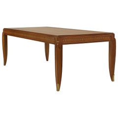 Jean Pascaud French Mid-Century Rosewood Palisander Dining Table