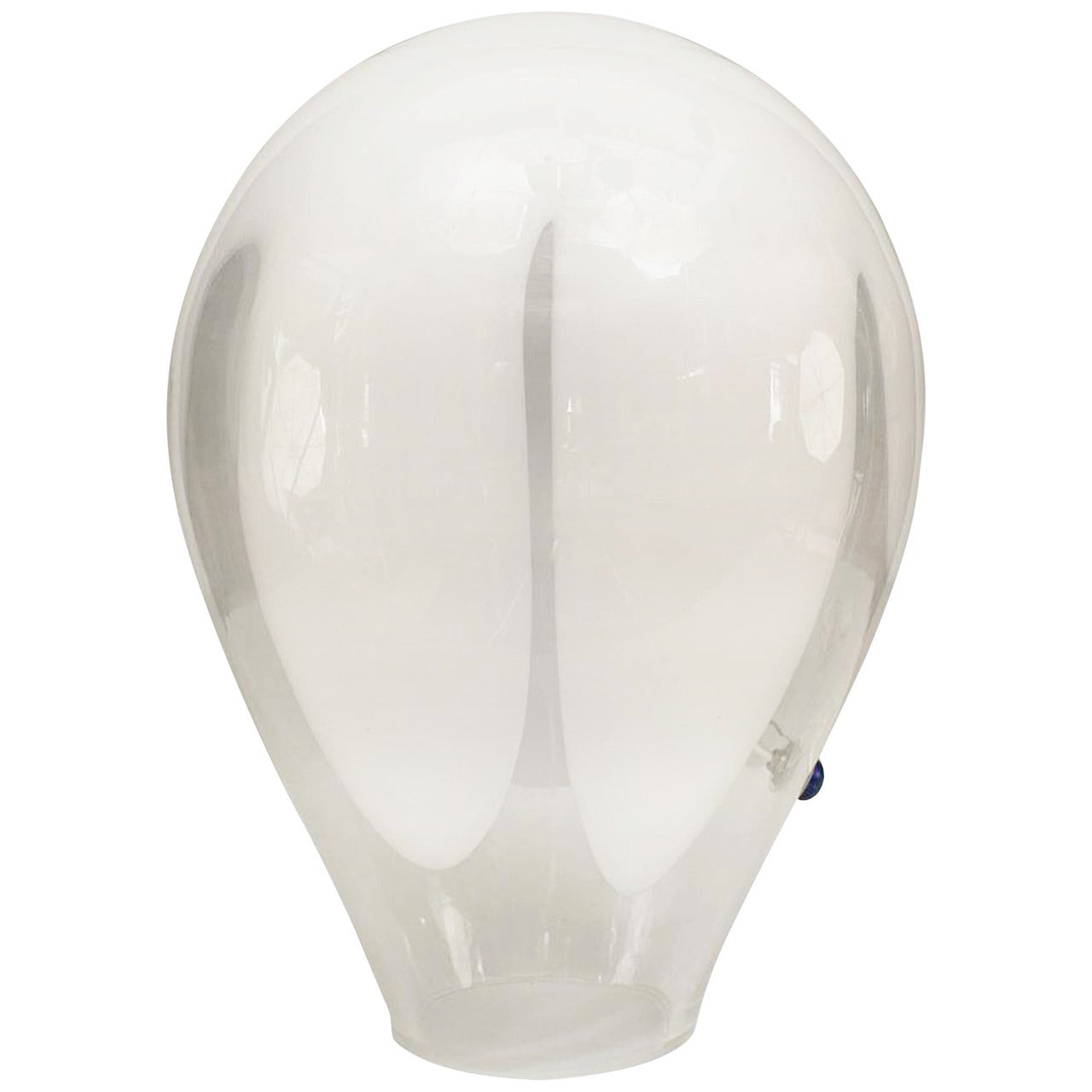 Lampe de table italienne Murano Mongolfiera en verre ballon en vente