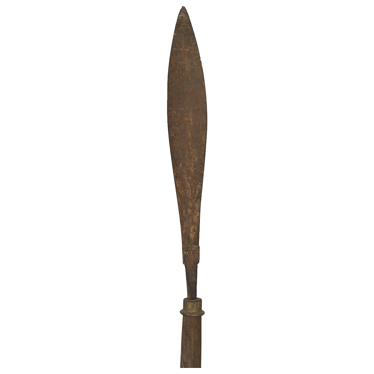 English Renaissance Style Wood and Iron Blade For Sale