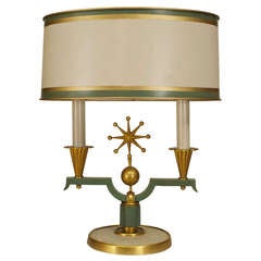 1940's French Two Armed Lamp by Genet Michon and Dominique 12