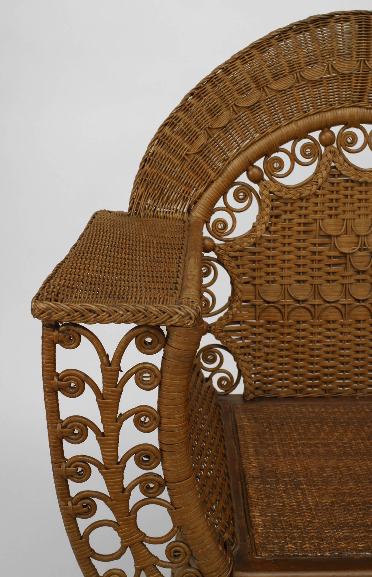wicker chair photography
