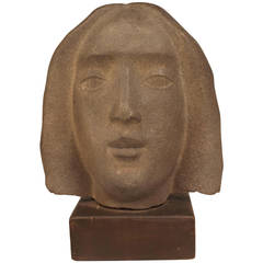 American Art Deco Female Bust