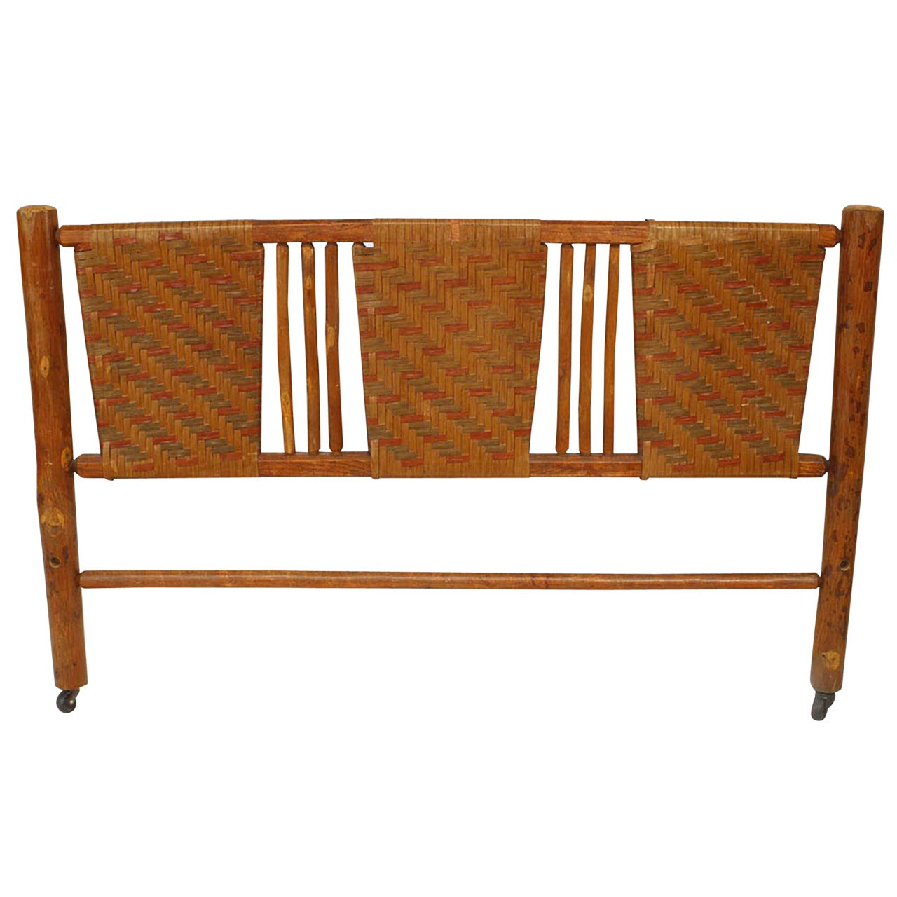 Rustic Old HIckory Full Headboard For Sale