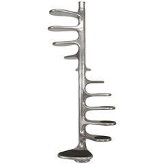 Rare 1966 French Aluminum Staircase by Roger Tallon 8