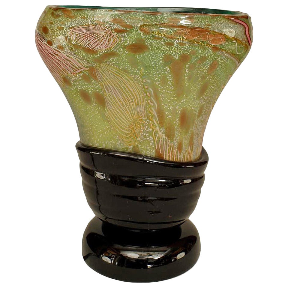 Italian Murano Glass Nichetto Table Lamp