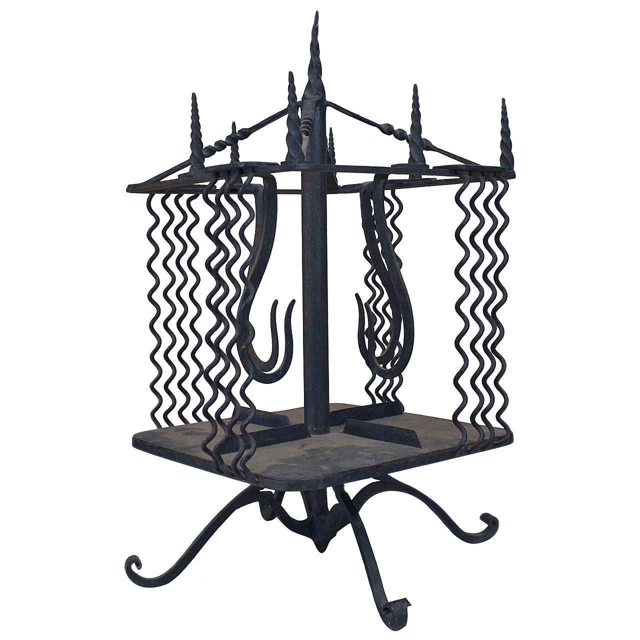 Italian Renaissance Wrought Iron Book Stand For Sale