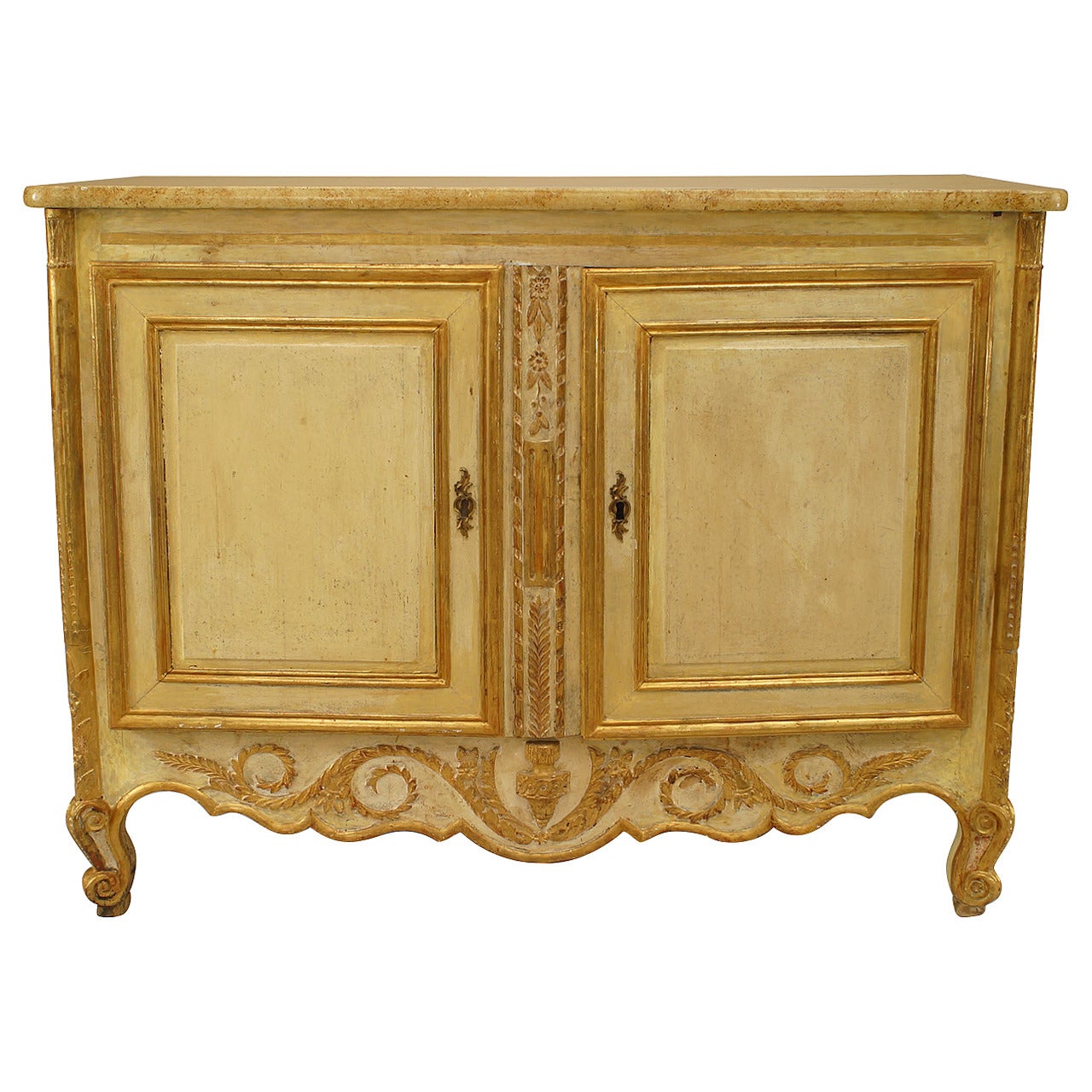 Italian Venetian Style Painted Commode For Sale