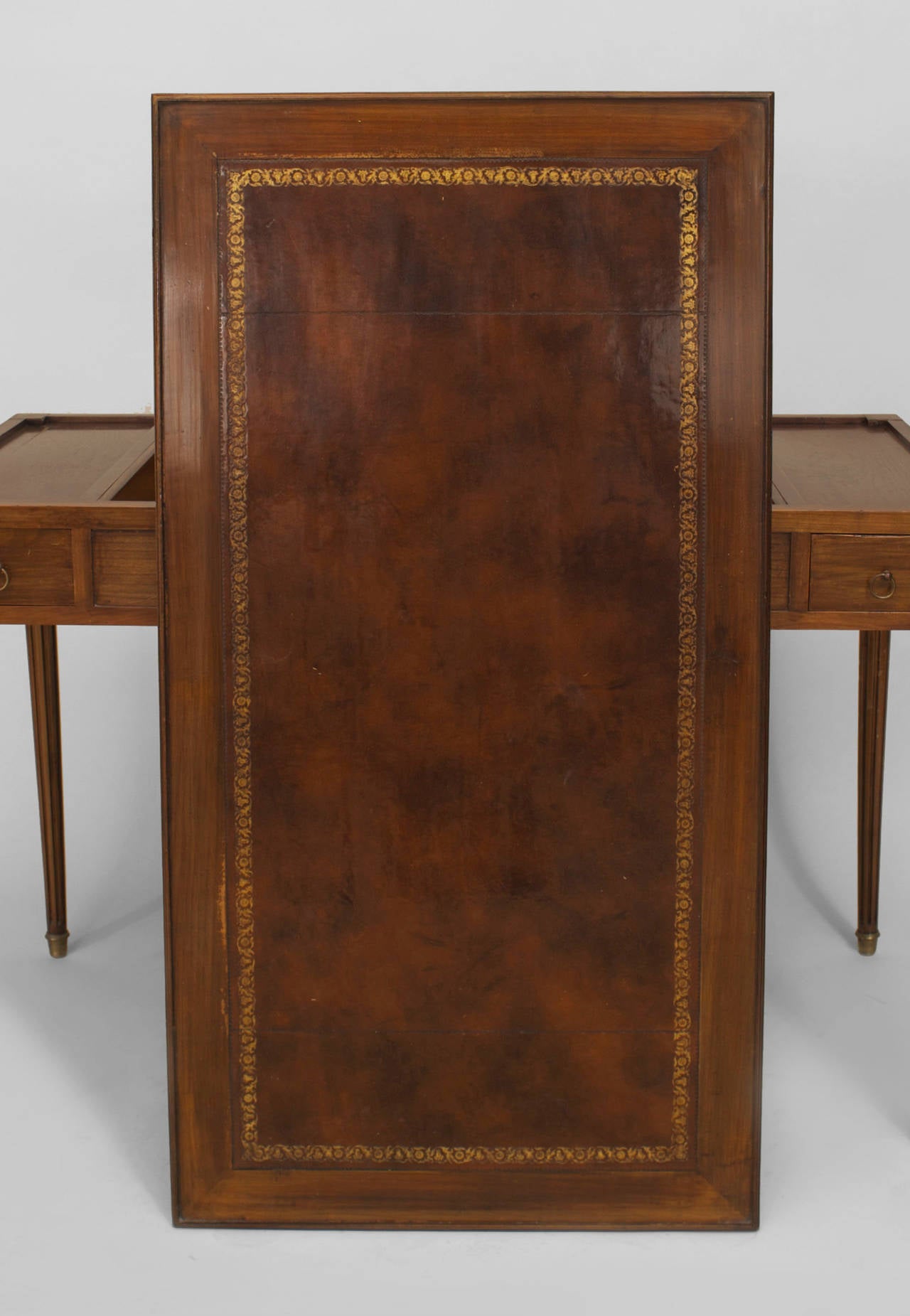 20th Century French Louis XVI Style Mahogany Game Table In Good Condition In New York, NY