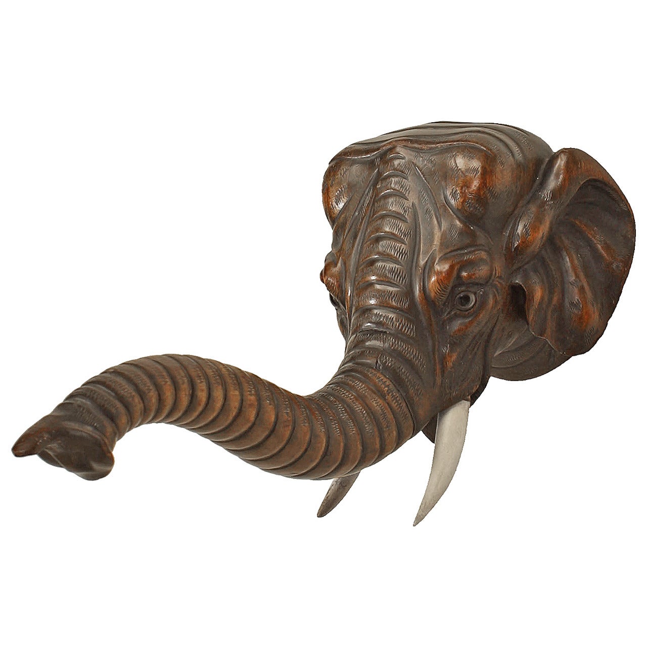 English Regency Walnut Elephant Hatrack