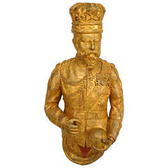Early 20th Century British Figurehead of King Edward VII 2