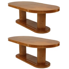 2 American Maple Oval Conference Table