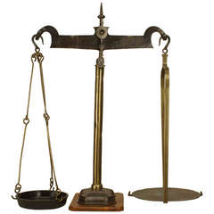 19th c. French Iron and Brass Scale