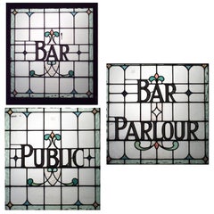 3 Fenêtre de pub anglais victorien