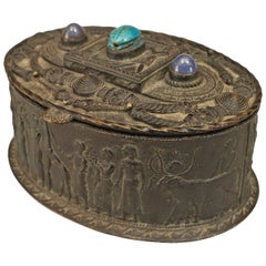 Egyptian Style Bronze Box