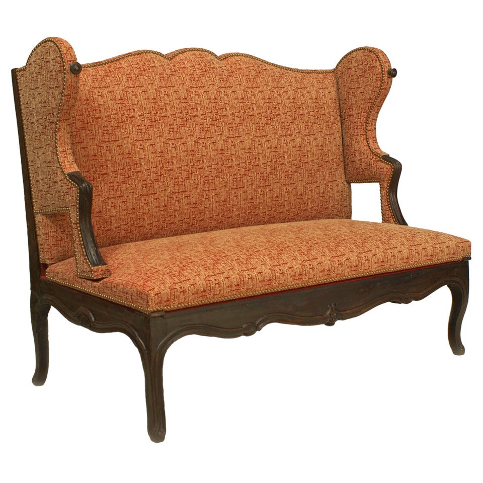 18th Century French Provincial Adjustable Loveseat and Bed