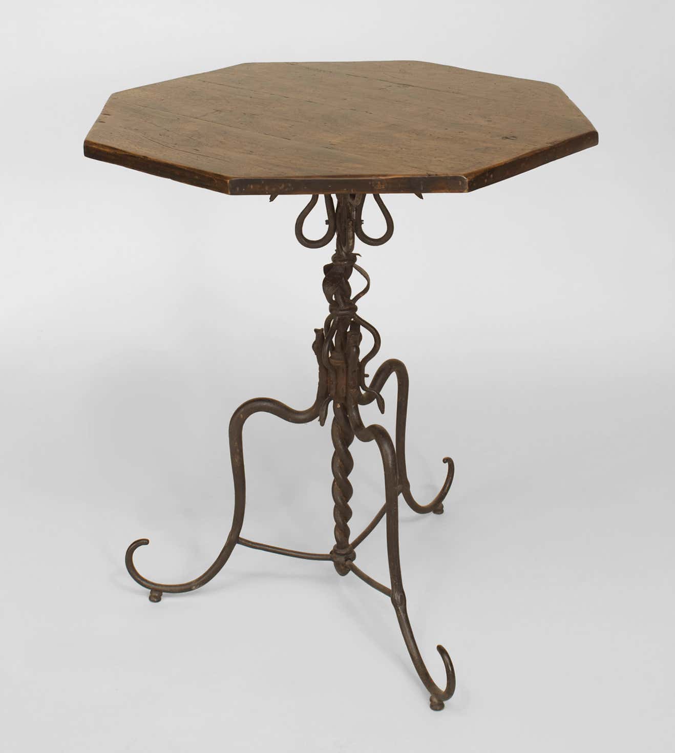 Spanish Renaissance Walnut End Table For Sale at 1stDibs