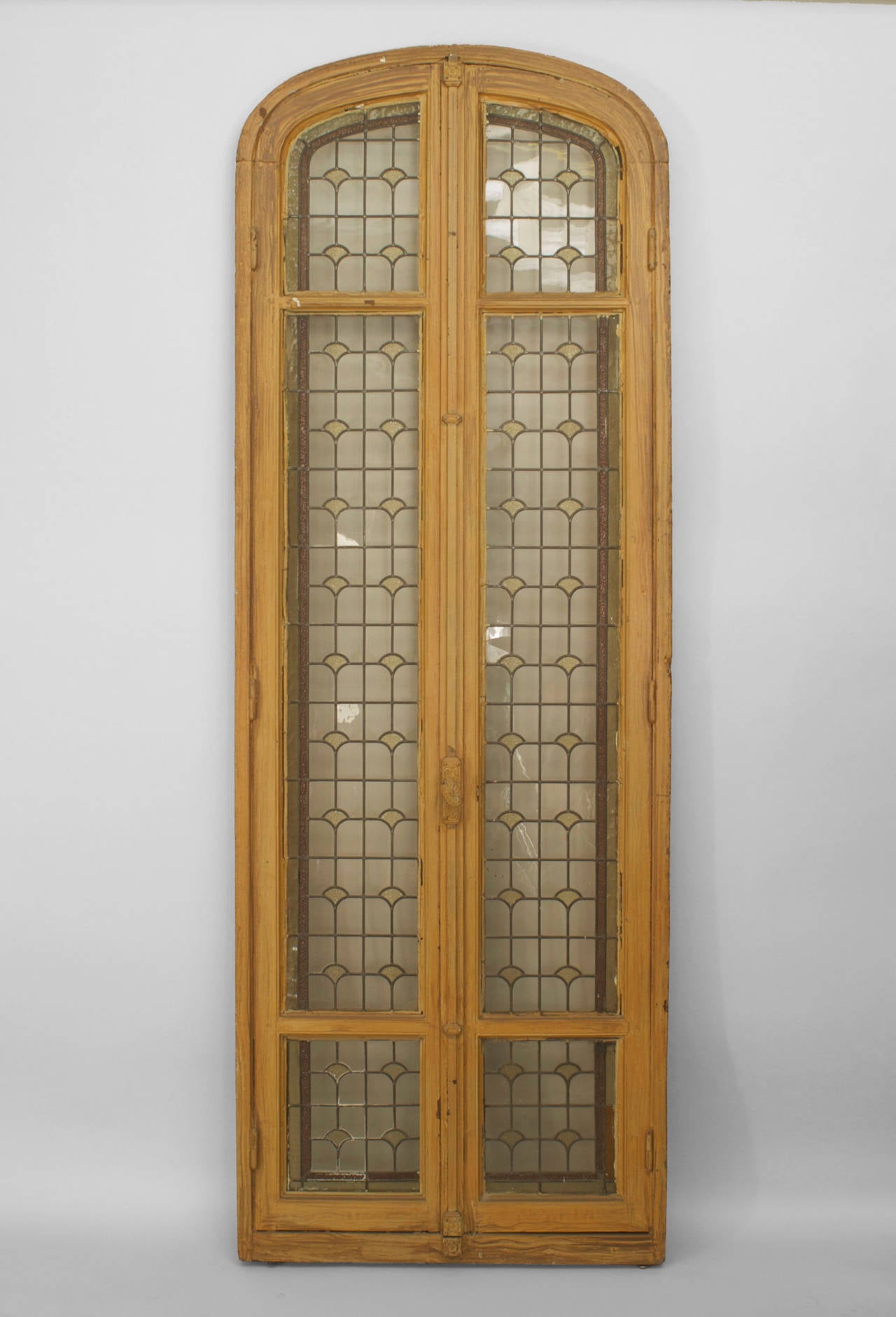 Three 19th C. French Stained Glass Doors For Sale at 1stDibs stained