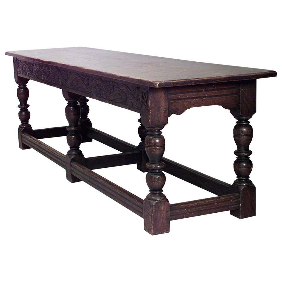 17th Century Spanish Renaissance Oak Refectory Table For Sale at ...